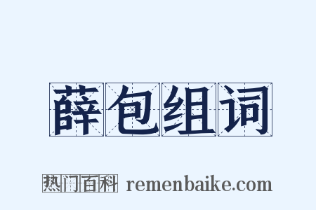 薛包组词是什么意思的图片